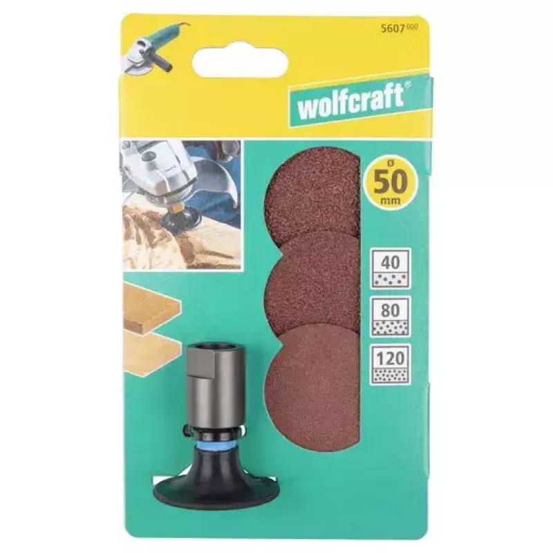 Slīpēšanas disks Wolfcraft GmbH 5607000 Piemērots Metālam Kokam