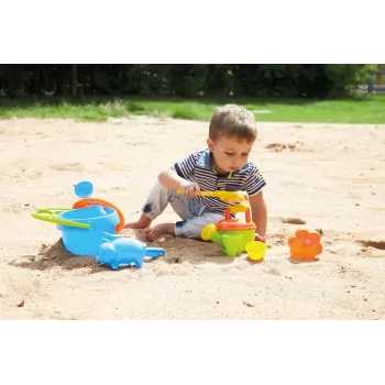 Smilšu rotaļlietu komplekts Lena Happy Sand Boys I 10 gab.