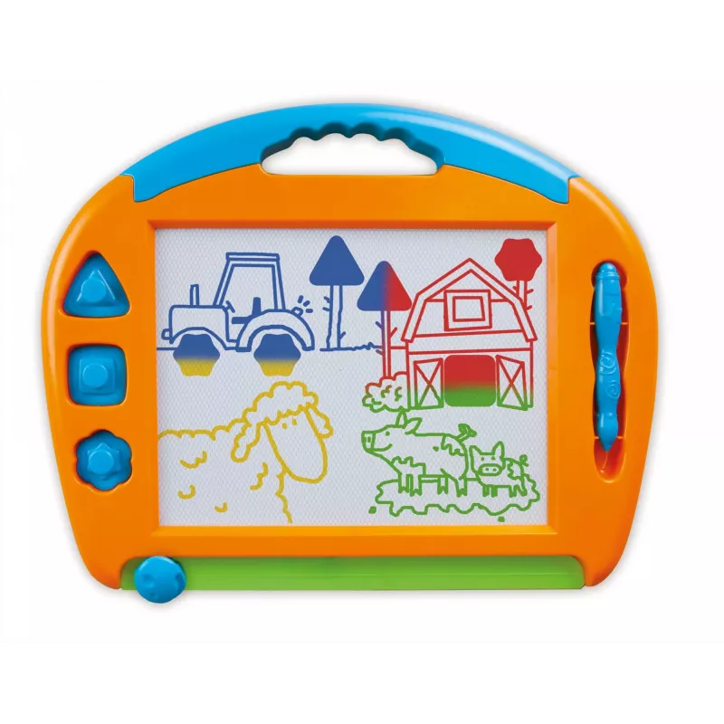 Bērnu magnētiskais zīmēšanas dēlis Simm Spielwaren Colour magic drawing board big