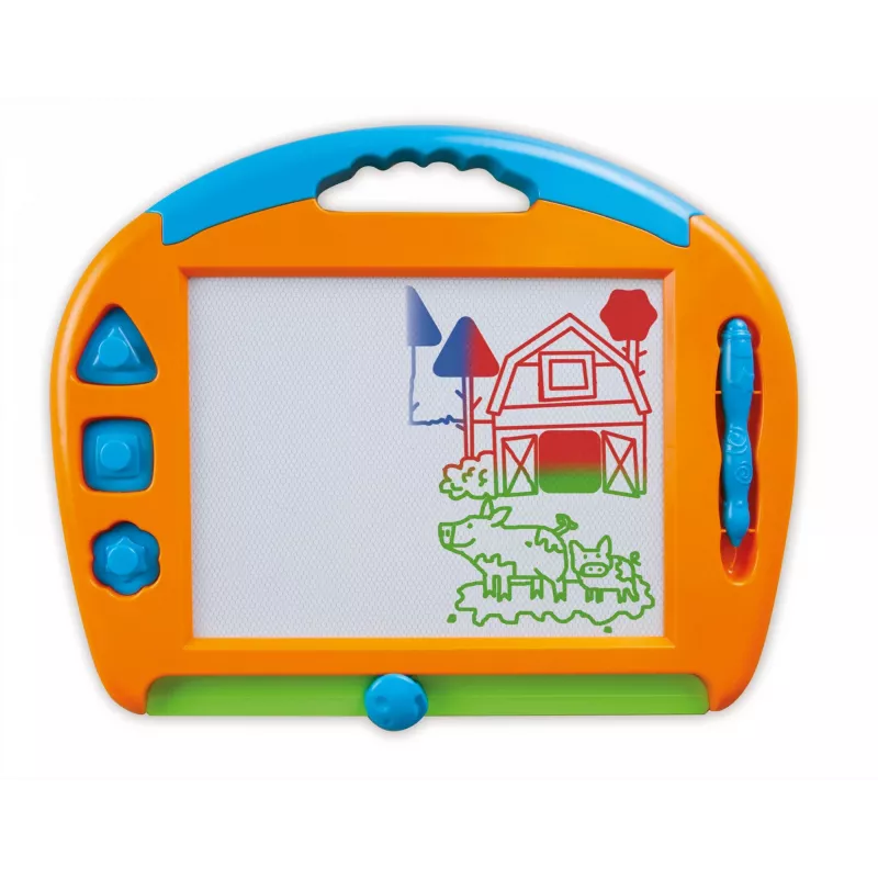 Bērnu magnētiskais zīmēšanas dēlis Simm Spielwaren Colour magic drawing board big
