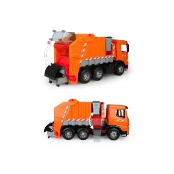 Lena GIGA TRUCKS rotaļu kravas auto, oranžs