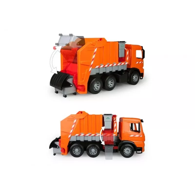 Lena GIGA TRUCKS rotaļu kravas auto, oranžs
