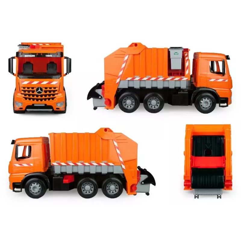 Lena GIGA TRUCKS rotaļu kravas auto, oranžs
