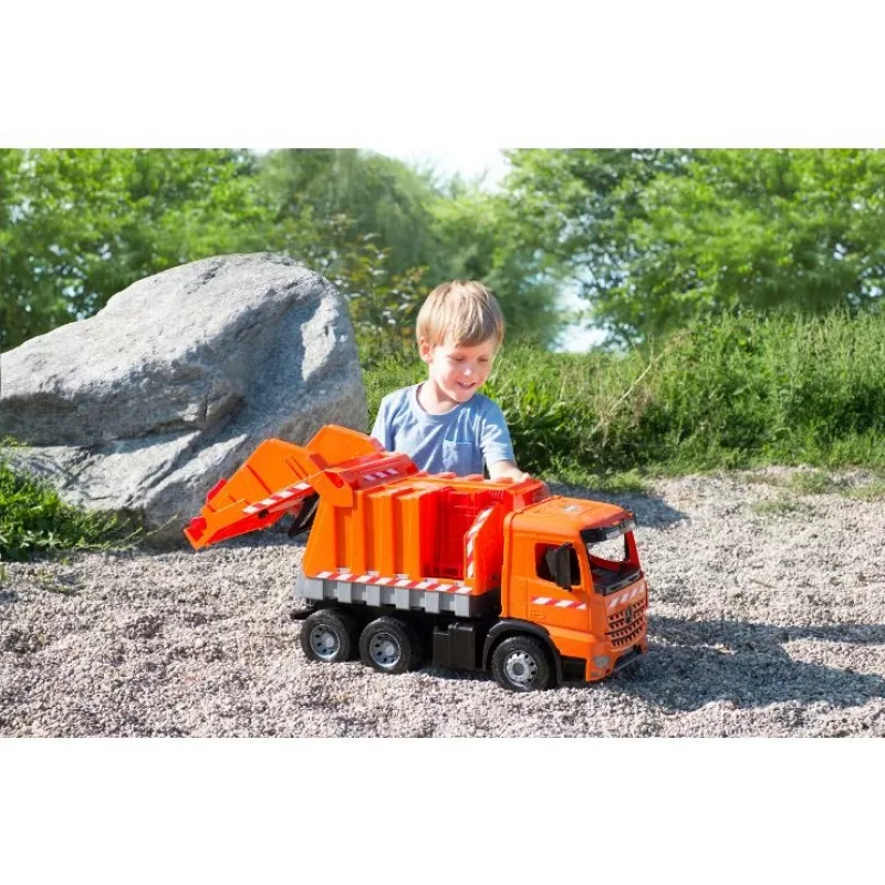 Lena GIGA TRUCKS rotaļu kravas auto, oranžs