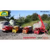 Lena GIGA TRUCKS rotaļu kravas auto, oranžs