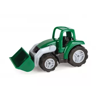 Lena Workies 01263 rotaļu traktors ar lāpstu – plastmasas braucamais būvniecības rotaļlieta