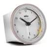 Braun BC07 kvarca modinātājpulkstenis rozā, balts