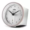 Braun BC07 kvarca modinātājpulkstenis rozā, balts