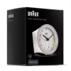 Braun BC07 kvarca modinātājpulkstenis rozā, balts