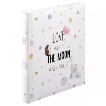 Hama To The Moon fotoalbums Melns, Zils, Rozā, Balts, Dzeltens 300 lapas 10 x 15 cm
