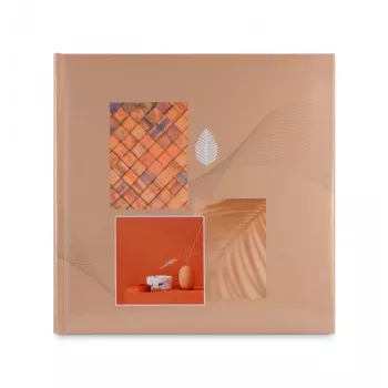 Fotoalbums Hama Singo II, Terracotta, 100 lapām, grāmatu iesējums