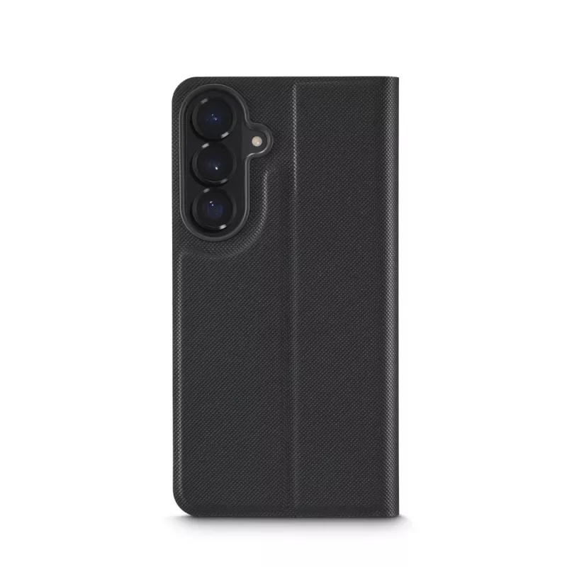HAMA folio maciņš mobilajam telefonam 17 cm (6,7 collu) ekrāniem – saderīgs ar Samsung Galaxy S26+, melns, 2 kabatiņas kartēm, galda statīvs