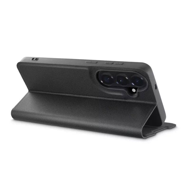 HAMA folio maciņš mobilajam telefonam 17 cm (6,7 collu) ekrāniem – saderīgs ar Samsung Galaxy S26+, melns, 2 kabatiņas kartēm, galda statīvs