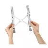 Hama Alumīnija klēpjdatora statīvs Sudrabs 39,1 cm (15,4 collas)
