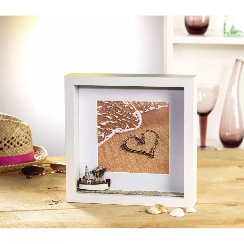 Hama Scala Single Picture Frame balts foto rāmis 230x230 mm