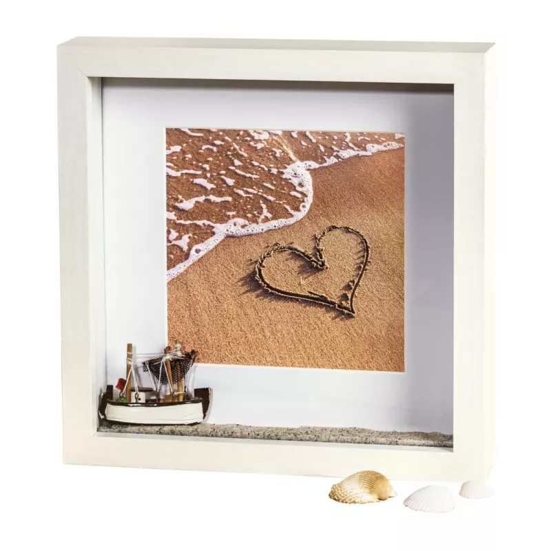 Hama Scala Single Picture Frame balts foto rāmis 230x230 mm