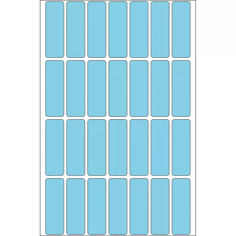 Daudzfunkciju uzlīmes HERMA 13x40 mm zils papīrs matēts rokrakstam
