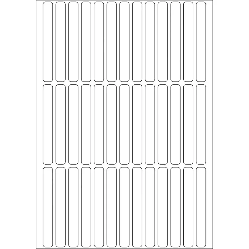 Daudzfunkciju uzlīmes HERMA 6x50 mm balts papīrs matēts 1248 gab.