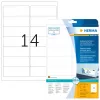 HERMA pārvietojamās adrešu etiķetes 99.1x38.1 mm balta 350 gab.