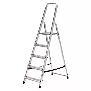 Alumīnija kāpnes Krause Corda 5-pakāpju, max augstums 300 cm, slodze 150 kg, 4.1 kg