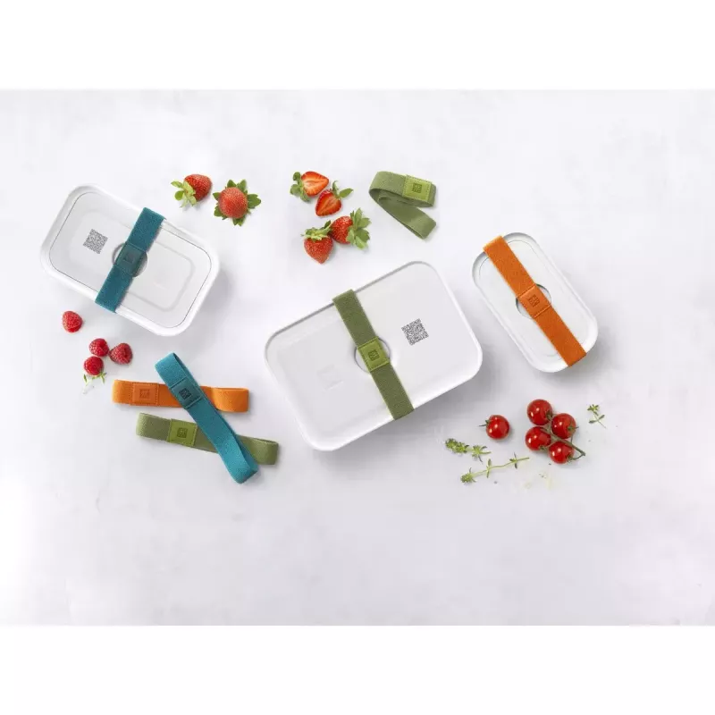 Pārtikas uzglabāšanas kaste ZWILLING FRESH & SAVE Taisnstūra 0,9 L, stikla trauks ar plastmasas bloķējamu vāku, cepeškrāsns/mikroviļņu/ledusskapja droša