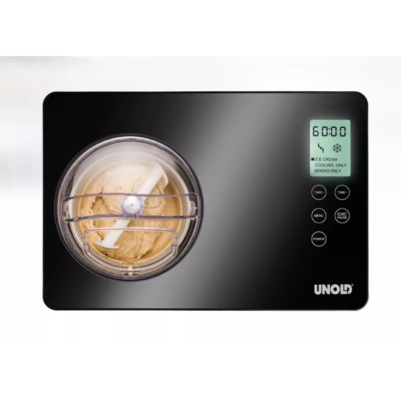 Unold 48845 Saldējuma gatavotājs ar kompresoru 2 L 180 W Melns, Nerūsējošais tērauds