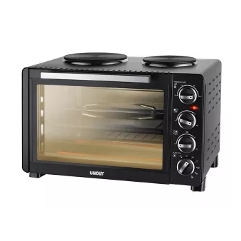 Unold Small Kitchen All in One — Brīvi stāvoša plīts ar cepeškrāsni, melna