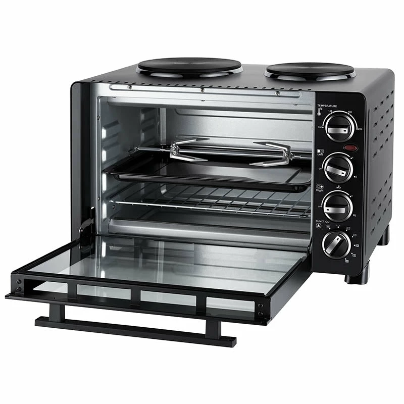 Unold Small Kitchen All in One — Brīvi stāvoša plīts ar cepeškrāsni, melna