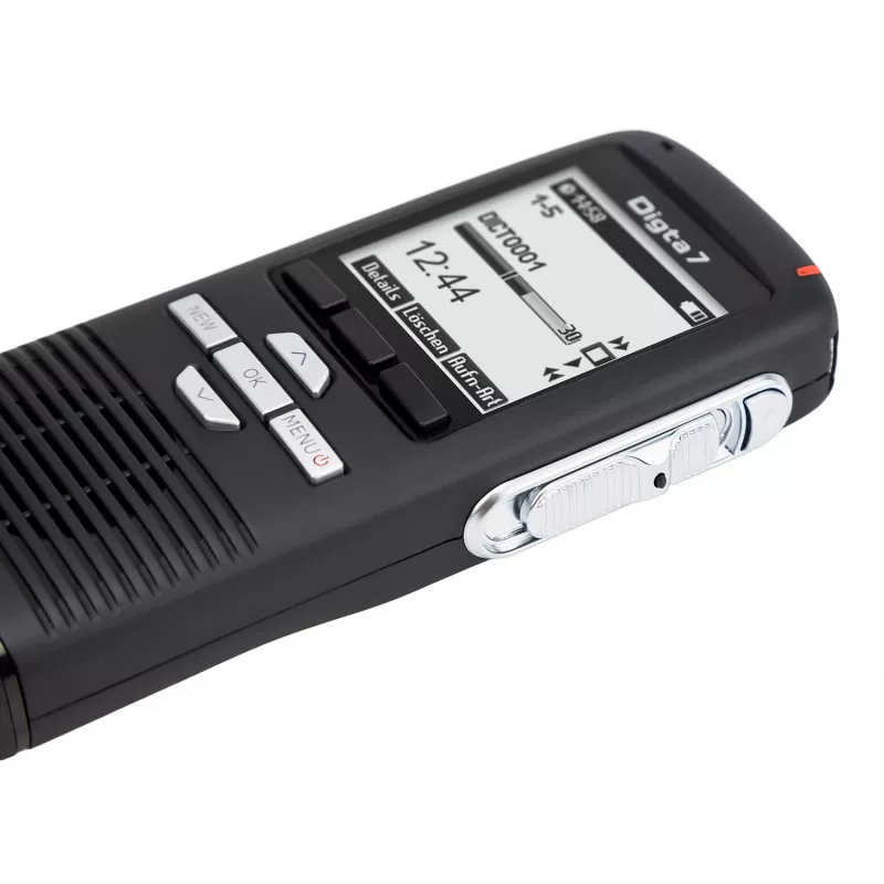 Grundig Digta 7 Stand-Alone Komplekts ar diktēšanas ierīci, doku, austiņām un pedāli