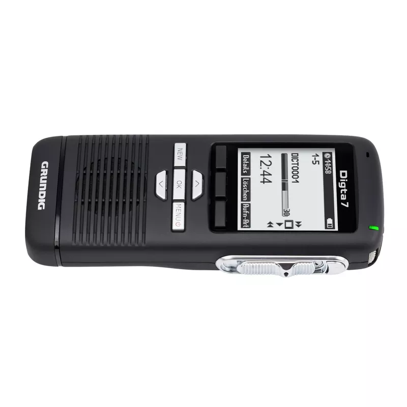 Grundig Digta 7 Stand-Alone Komplekts ar diktēšanas ierīci, doku, austiņām un pedāli