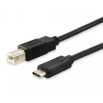 Equip USB 2.0 Type C uz Type B kabelis, 1m