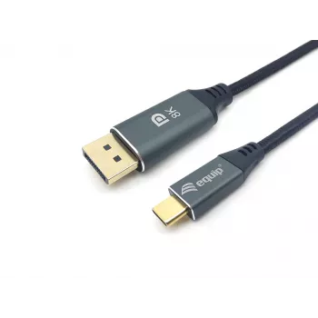Equip USB-C uz DisplayPort Premium kabelis, vīriešu/vīriešu, 2,0 m, 8K/60Hz