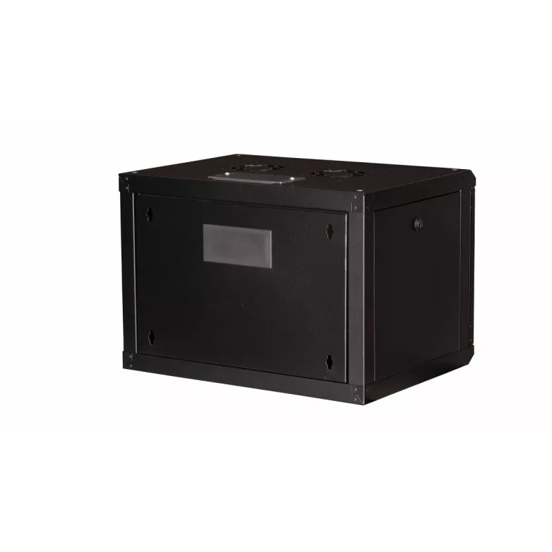 Pie sienas stiprināms tīkla skapis Equip Pro Mount 19 inch 07U 600x450 mm melns