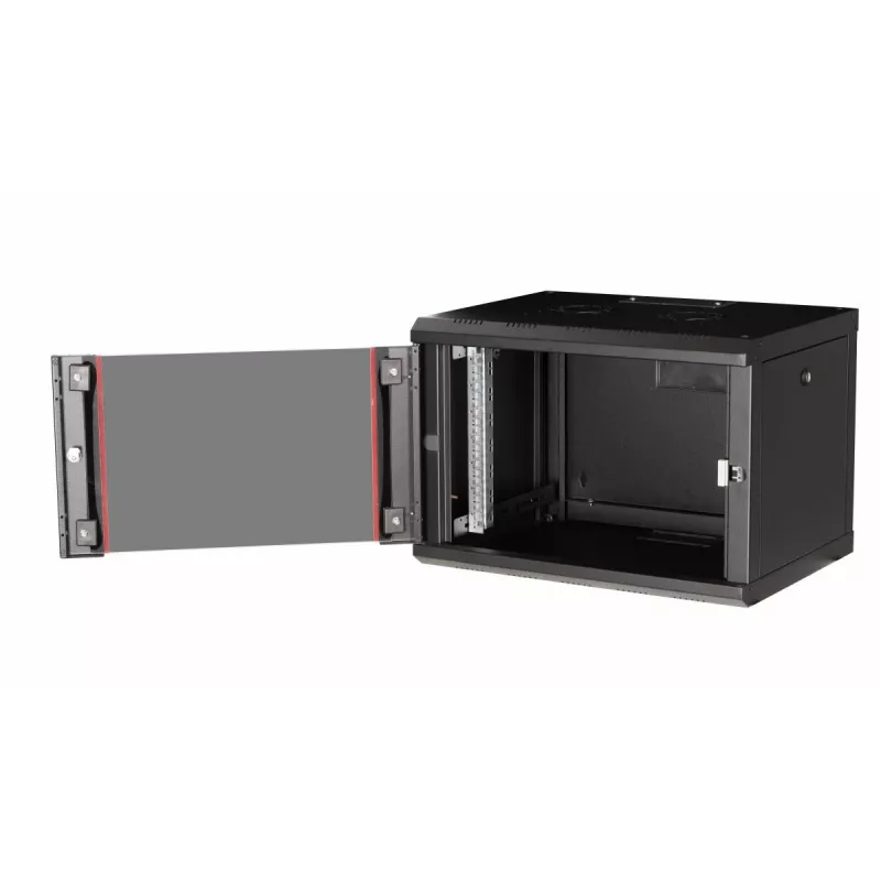 Pie sienas stiprināms tīkla skapis Equip Pro Mount 19 inch 07U 600x450 mm melns