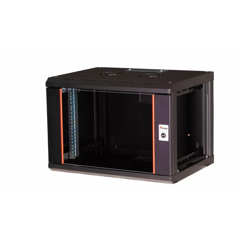Pie sienas stiprināms tīkla skapis Equip Pro Mount 19 inch 07U 600x450 mm melns