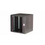 Sienas stiprinājuma tīkla skapis Equip Pro Mount 19 inch 12U 600x600mm Melns