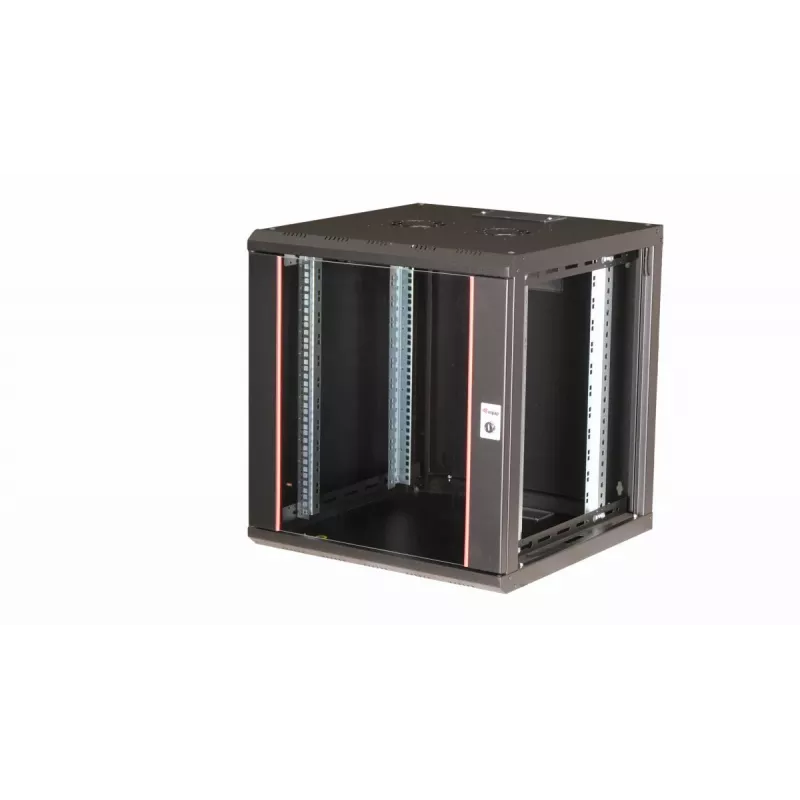 Sienas stiprinājuma tīkla skapis Equip Pro Mount 19 inch 12U 600x600mm Melns