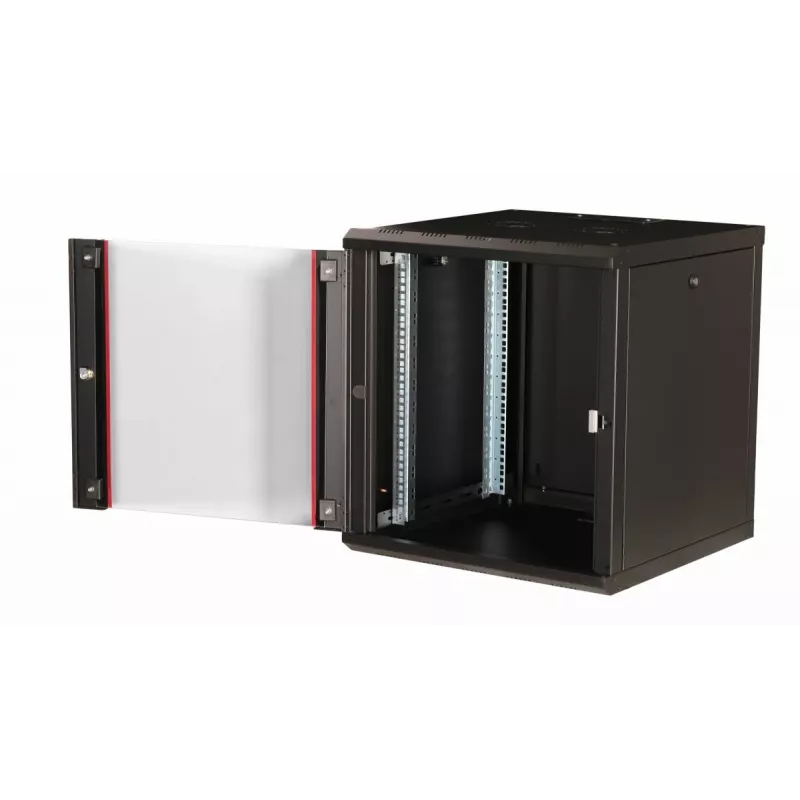 Sienas stiprinājuma tīkla skapis Equip Pro Mount 19 inch 12U 600x600mm Melns