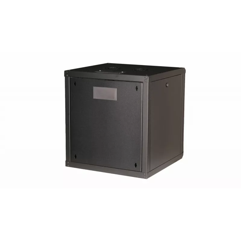 Sienas stiprinājuma tīkla skapis Equip Pro Mount 19 inch 12U 600x600mm Melns