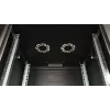 Sienas stiprinājuma tīkla skapis Equip Pro Mount 19 inch 12U 600x600mm Melns