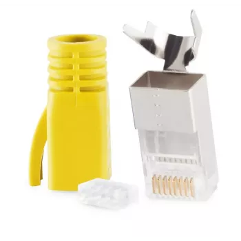 RJ-45 savienotājs ShiverPeaks 72067-Y Dzeltens