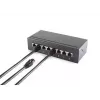 Tīkla kabelis ShiverPeaks S/CONN 08-41015 Melns 0.5m Cat8.1 F/FTP