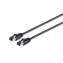 Tīkla kabelis ShiverPeaks S/CONN 08-41015 Melns 0.5m Cat8.1 F/FTP