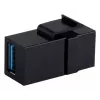 Keystone modulis ShiverPeaks S/CONN 08-10041 Matēti melns USB A