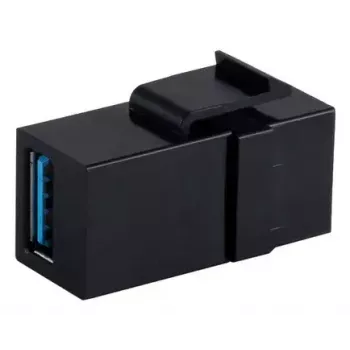 Keystone modulis ShiverPeaks S/CONN 08-10041 Matēti melns USB A