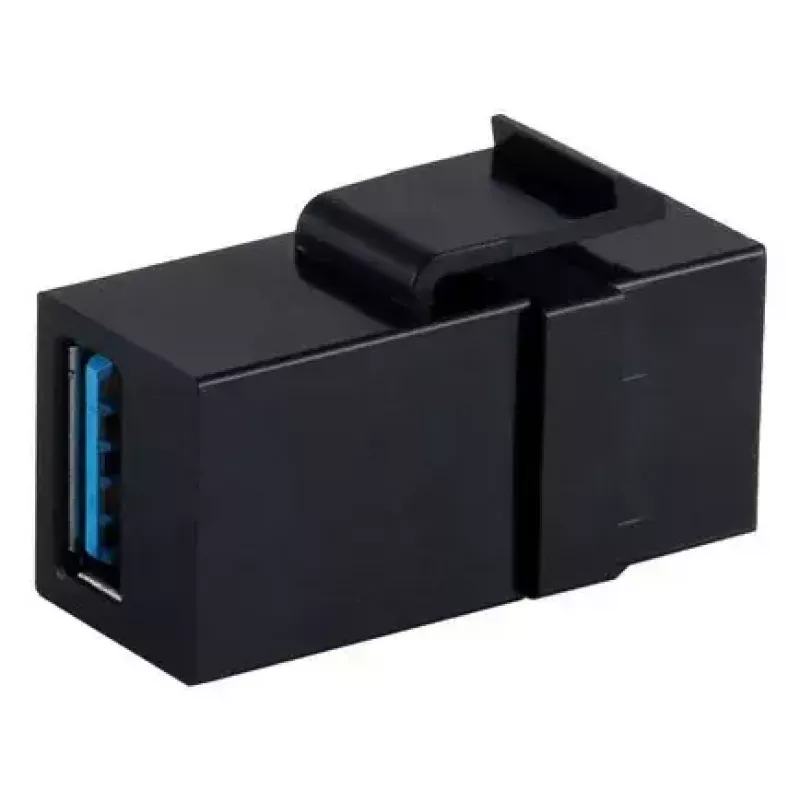 Keystone modulis ShiverPeaks S/CONN 08-10041 Matēti melns USB A