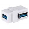 Keystone modulis ShiverPeaks S/CONN 08-10042 Leņķa USB A Balts