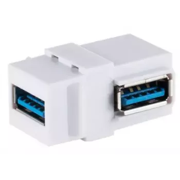 Keystone modulis ShiverPeaks S/CONN 08-10042 Leņķa USB A Balts