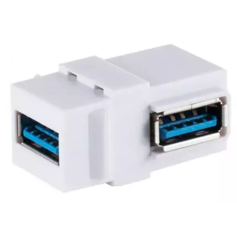 Keystone modulis ShiverPeaks S/CONN 08-10042 Leņķa USB A Balts