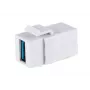 Keystone modulis ShiverPeaks S/CONN 08-10042 Leņķa USB A Balts